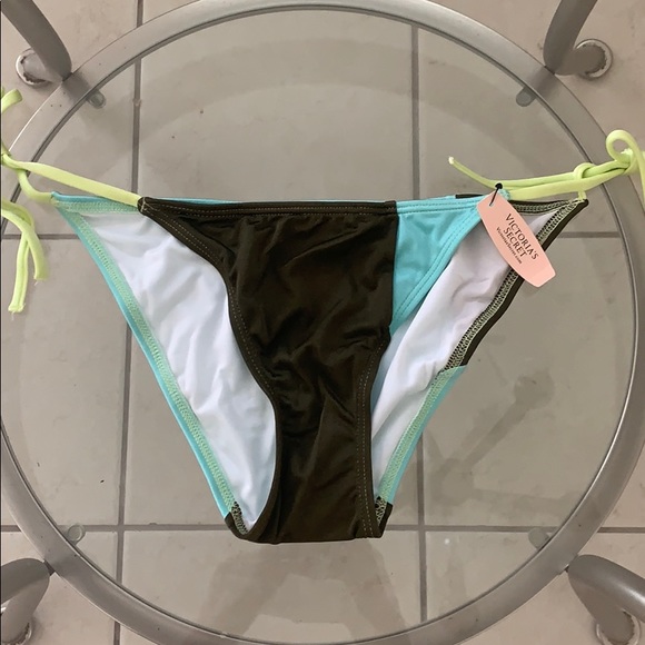 Victoria's Secret Colorblock Bikini-Bottom S - Picture 1 of 4